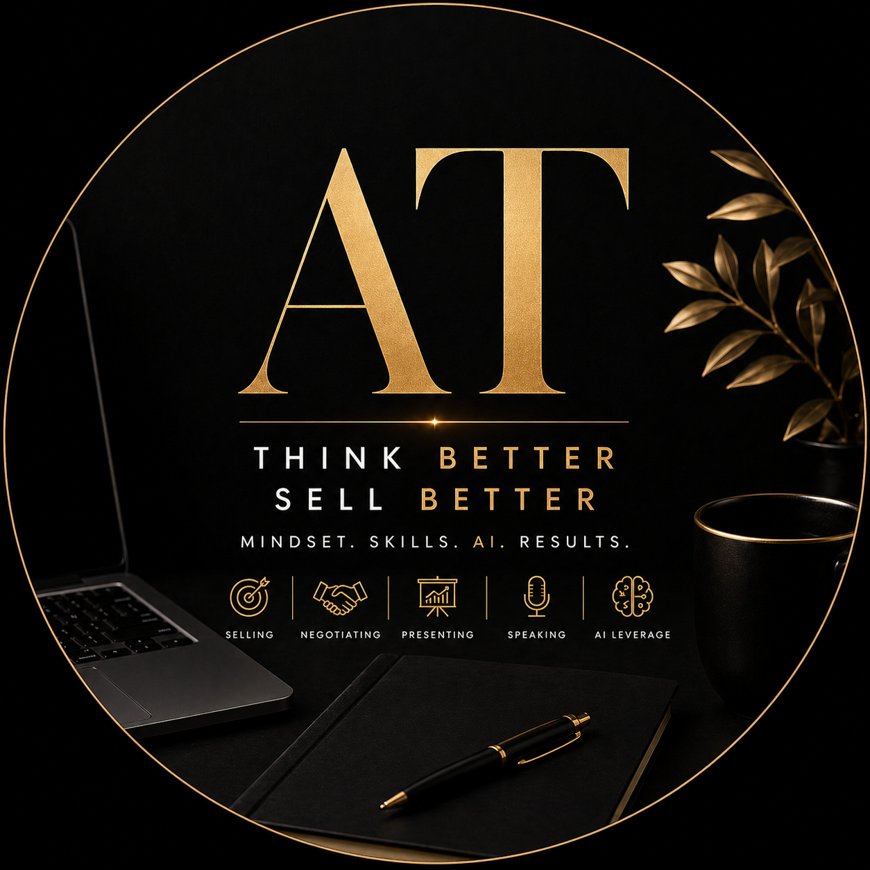 Alma T. monogram